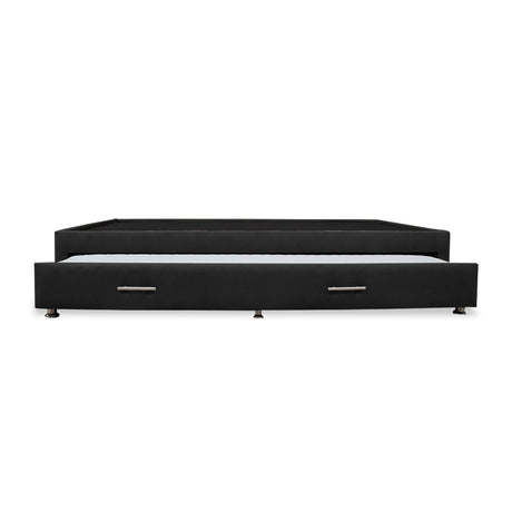 Cama Tarima Nido Comfort Negro para Cama Doble 140 X 190 Cm con Patas - CAMAS | Bylmo