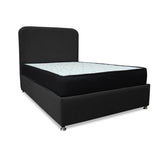 Combo Base Cama y Colchón Comfort Negro para Cama Sencilla 100 X 190 Cm con Patas - CAMAS | Bylmo