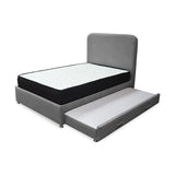 Combo Cama Tarima y Colchón Comfort Gris para Cama Sencilla 100 X 190 Cm con Patas - CAMAS | Bylmo