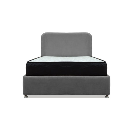 Combo Cama Tarima y Colchón Comfort Gris para Cama Sencilla 100 X 190 Cm con Patas - CAMAS | Bylmo