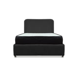 Combo Cama Tarima y Colchón Comfort Negro para Cama Sencilla 100 X 190 Cm con Patas - CAMAS | Bylmo