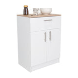 Organizador de Cocina Mayorca Blanco y Duna 60x85.1cm con un Entrepaño y con Dos Comportamientos - BARRAS Y MUEBLES AUXILIARES | Bylmo