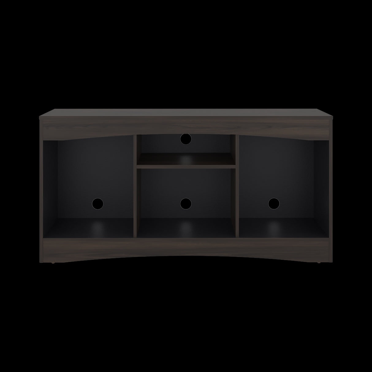Mesa para TV Fiorenzi Nogal y Wengue 139.2x70cm Para TV Hasta 55" Pulgadas con Tres Compartimientos - MUEBLES DE TV | Bylmo