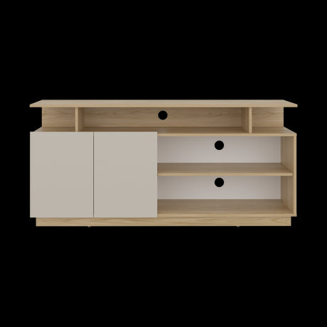 Mesa para TV Hope Fresno Europeo y Capri 150x70cm Para TV Hasta 65" Pulgadas con Cuatro Compartimientos - MUEBLES DE TV | Bylmo