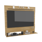 Panel de TV Beijing Fresno Europeo 16x24.4cm Para TV Hasta 70" Pulgadas con Tres Compartimientos - MUEBLES DE TV | Bylmo