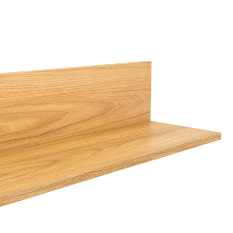 Rack de TV Bryce Blanco y Fresno Europeo 140x53cm Para TV Hasta 65" Pulgadas con Cuatro Compartimientos - MUEBLES DE TV | Bylmo