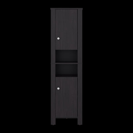 Mueble Auxiliar para Baño Vanessa Wengue 44.1x160.7cm con Tres Entrepaños y con Patas - OTROS MUEBLES PARA BANHO | Bylmo