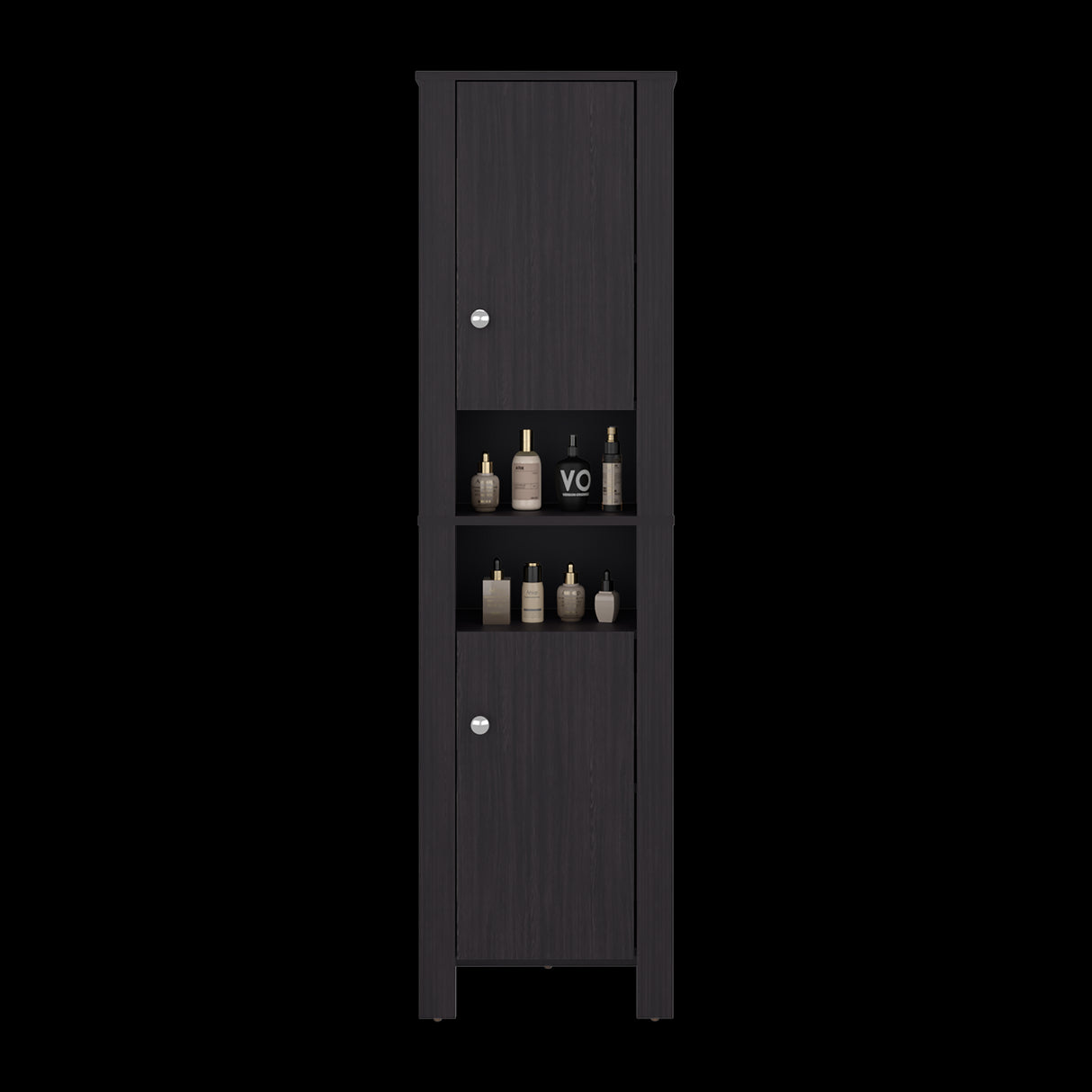 Mueble Auxiliar para Baño Vanessa Wengue 44.1x160.7cm con Tres Entrepaños y con Patas - OTROS MUEBLES PARA BANHO | Bylmo
