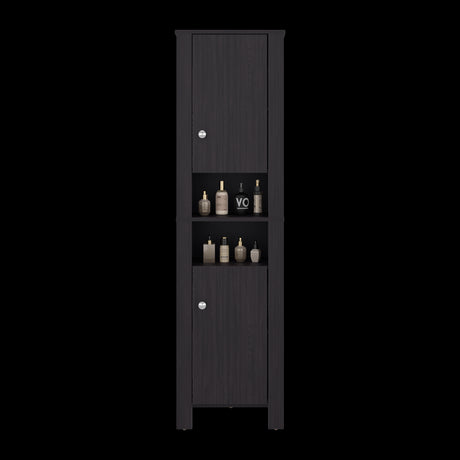 Mueble Auxiliar para Baño Vanessa Wengue 44.1x160.7cm con Tres Entrepaños y con Patas - OTROS MUEBLES PARA BANHO | Bylmo