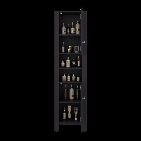 Mueble Auxiliar para Baño Vanessa Wengue 44.1x160.7cm con Tres Entrepaños y con Patas - OTROS MUEBLES PARA BANHO | Bylmo