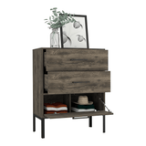 Cómoda Soho Novo Bellota 70x89.3cm De Tres Hileras con Dos Cajones y con Patas - CAJONERAS Y COMODAS | Bylmo