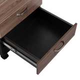 Archivador Home Office Coñac 47.5x71cm Carta con Ruedas con Tres Cajones y con Cerradura - ARCHIVADORES | Bylmo