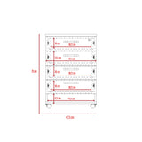 Archivador Home Office Coñac 47.5x71cm Carta con Ruedas con Tres Cajones y con Cerradura - ARCHIVADORES | Bylmo