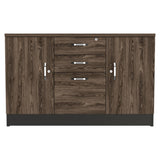 Archivador Home Office Coñac 120x75cm Carta con Tres Cajones y con Cerradura - ARCHIVADORES | Bylmo