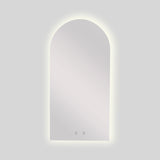 Espejo de Baño Arco Superior Atenas 50x100cm Flotado Sin Marco con Antiempaño y con Iluminación LED - ESPEJOS DE BANHO | Bylmo