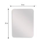 Espejo de Baño Rectangular Alhambra 60x80cm Flotado Sin Marco - ESPEJOS DE BANHO | Bylmo
