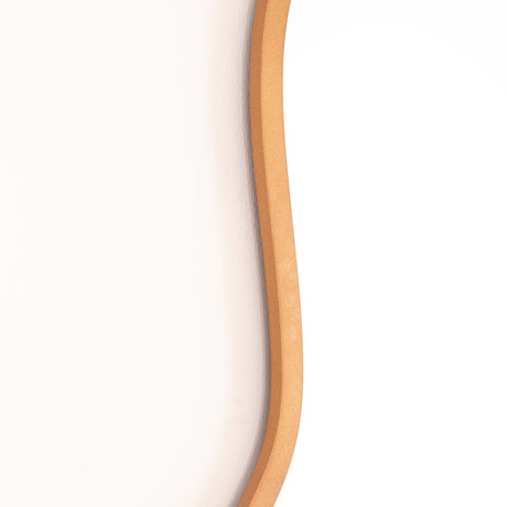 Espejo de Pared Asimetrico Tahiti Dorado 90x100cm con Marco En Madera - ESPEJOS DE PARED | Bylmo
