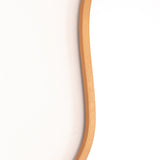 Espejo de Pared Asimetrico Corsega Dorado 60x120cm con Marco En Madera - ESPEJOS DE PARED | Bylmo