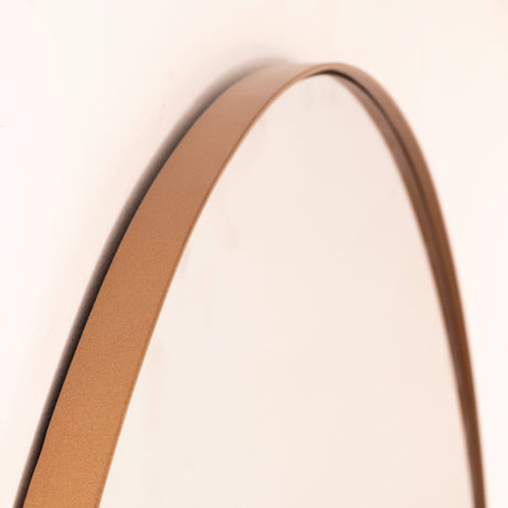 Espejo de Pared Asimetrico Bora Bora Dorado 80x90cm con Marco Metalico - ESPEJOS DE PARED | Bylmo