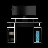 Escritorio Gamer Keria Lite Wengue 120x88.5cm sin Cajones - ESCRITORIOS | Bylmo
