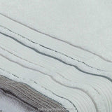 Toalla de Cuerpo Cocoa Blanco y Gris 70x140cm Fondo Entero - TOALLAS | Bylmo