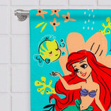 Toalla Infantil de Cuerpo Ariel Aguamarina 60x120cm Disney - TOALLAS | Bylmo