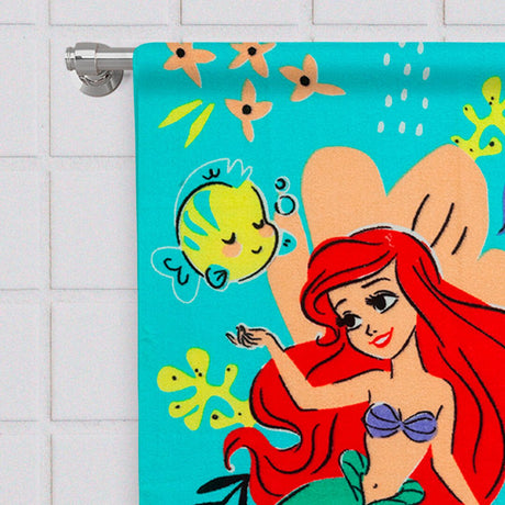 Toalla Infantil de Cuerpo Ariel Aguamarina 60x120cm Disney - TOALLAS | Bylmo