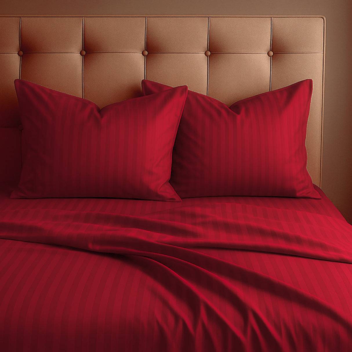 Juego de Sábanas Polialgodon Vinotinto Para Cama Doble 140 X 190 Cm Antiácaros y Antiarrugas - SABANAS | Bylmo