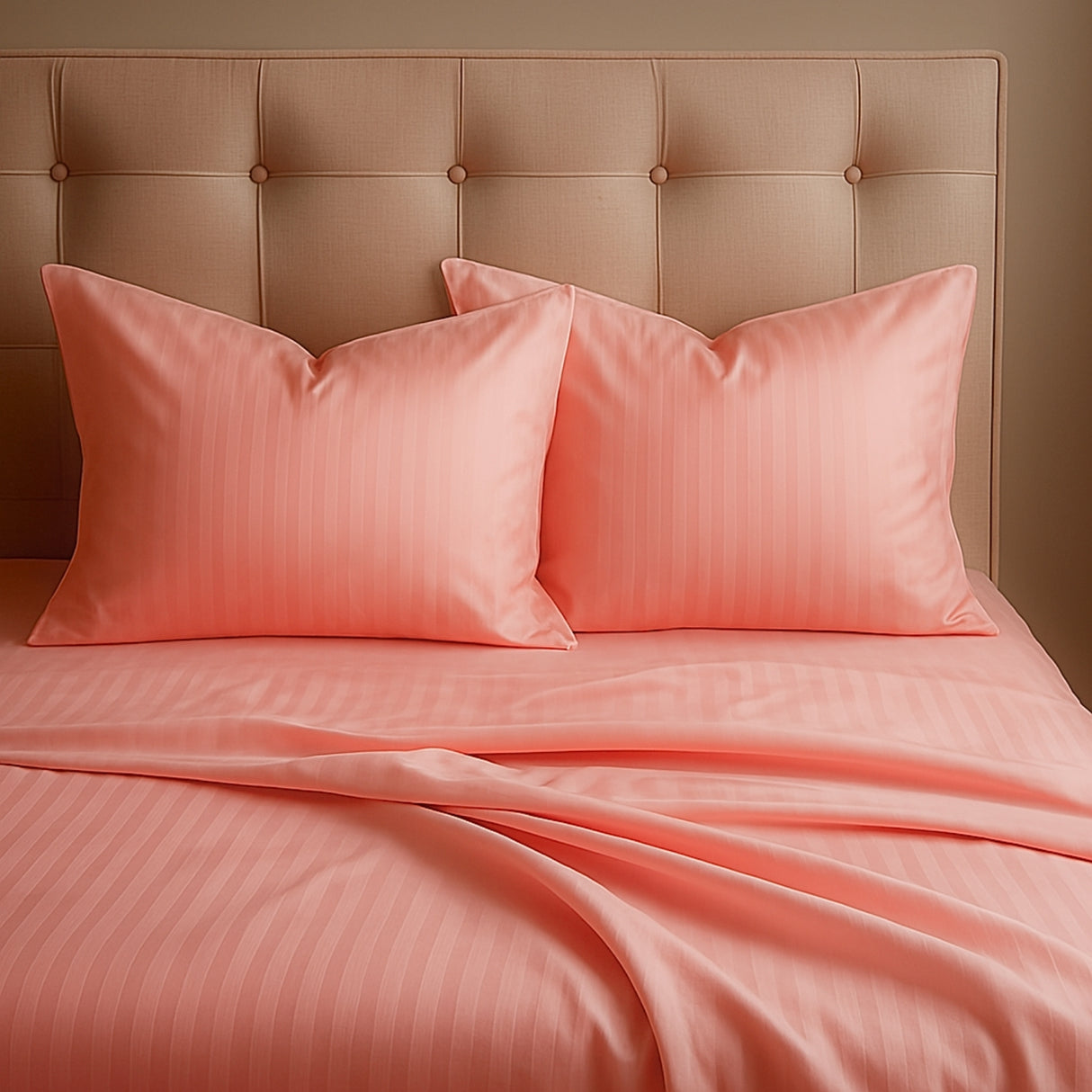 Juego de Sábanas Polialgodon Rosado Para Cama Semidoble 120 X 190 Cm Antiácaros y Antiarrugas - SABANAS | Bylmo