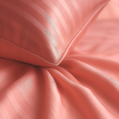 Juego de Sábanas Polialgodon Rosado Para Cama Semidoble 120 X 190 Cm Antiácaros y Antiarrugas - SABANAS | Bylmo