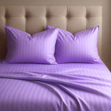 Juego de Sábanas Polialgodon Lila Para Cama Semidoble 120 X 190 Cm Antiácaros y Antiarrugas - SABANAS | Bylmo