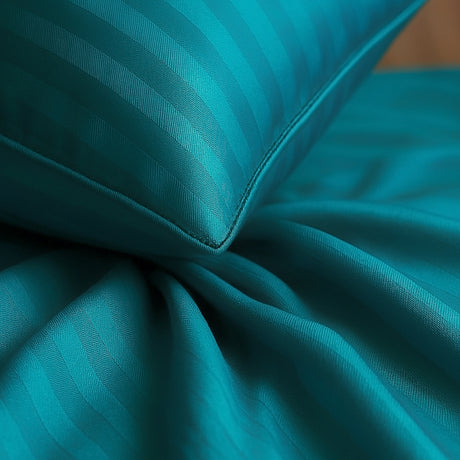 Juego de Sábanas Polialgodon Turquesa Para Cama Sencilla 100 X 190 Cm Antiácaros y Antiarrugas - SABANAS | Bylmo