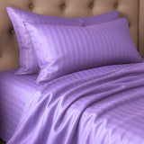 Juego de Sábanas Polialgodon Lila Para Cama Sencilla 100 X 190 Cm Antiácaros y Antiarrugas - SABANAS | Bylmo