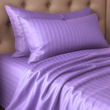 Juego de Sábanas Polialgodon Lila Para Cama King 200 X 200 Cm Antiácaros y Antiarrugas - SABANAS | Bylmo