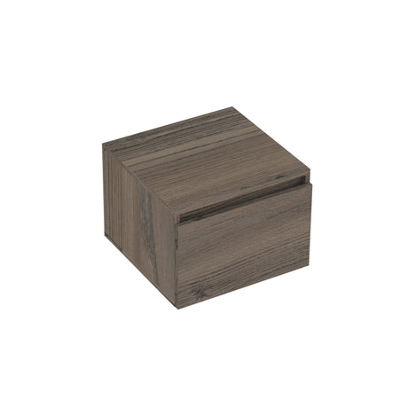 Kit Mueble con Lavamanos Flotante Godai Mitte Tambo 48x48cm Individual con Lavamanos de Sobreponer y con Un Cajón - MUEBLES PARA LAVAMANOS | Bylmo