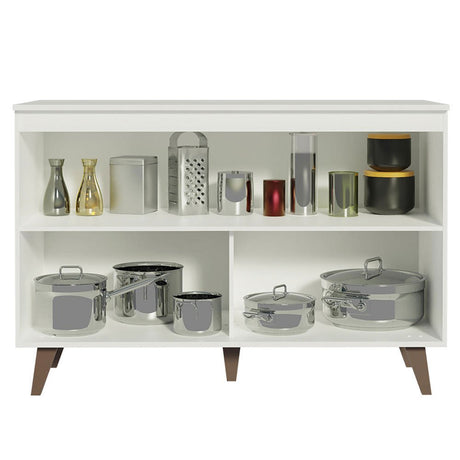 Mueble Inferior de Cocina Reims Blanco 120x83cm con Mesón de Madera Aglomerada Mdp y sin Estufa - MUEBLES INFERIORES DE COCINA | Bylmo