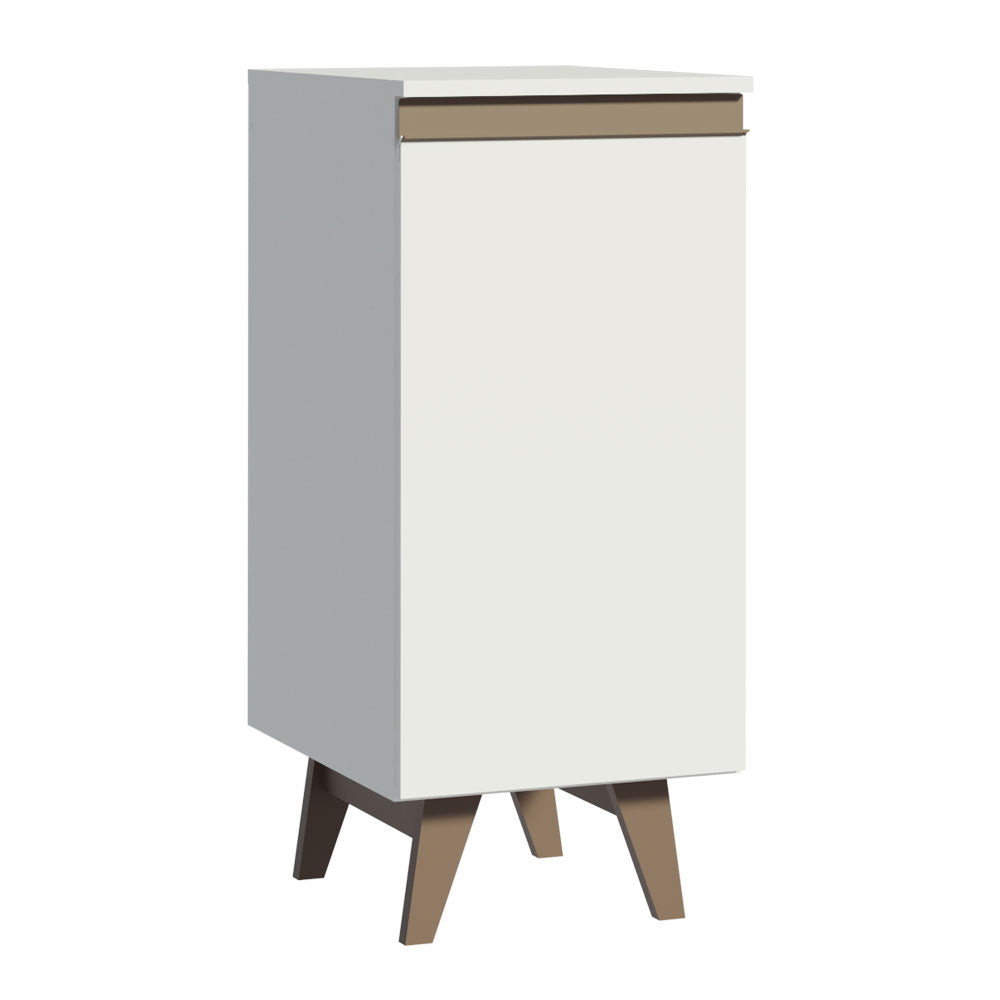 Mueble Inferior de Cocina Reims Blanco 35x83cm con Mesón de Madera Aglomerada Mdp y sin Estufa - MUEBLES INFERIORES DE COCINA | Bylmo