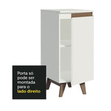 Mueble Inferior de Cocina Reims Blanco 35x83cm con Mesón de Madera Aglomerada Mdp y sin Estufa - MUEBLES INFERIORES DE COCINA | Bylmo