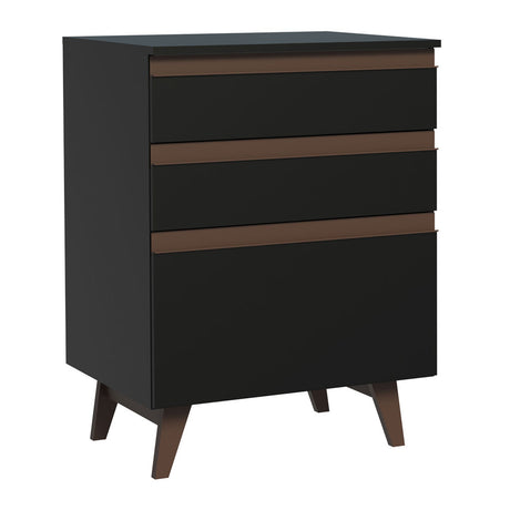 Mueble Inferior de Cocina Reims Negro 60x83cm con Mesón de Madera Aglomerada Mdp y sin Estufa - MUEBLES INFERIORES DE COCINA | Bylmo