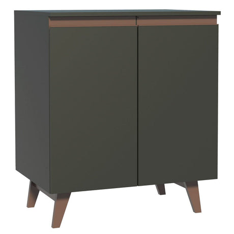 Mueble Inferior de Cocina Reims Negro 70x83cm con Mesón de Madera Aglomerada Mdp y sin Estufa - MUEBLES INFERIORES DE COCINA | Bylmo
