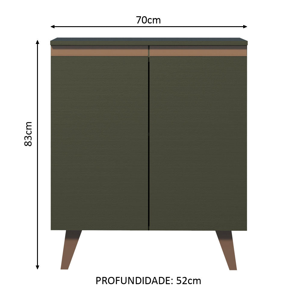 Mueble Inferior de Cocina Reims Negro 70x83cm con Mesón de Madera Aglomerada Mdp y sin Estufa - MUEBLES INFERIORES DE COCINA | Bylmo