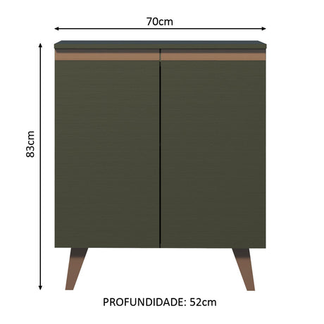 Mueble Inferior de Cocina Reims Negro 70x83cm con Mesón de Madera Aglomerada Mdp y sin Estufa - MUEBLES INFERIORES DE COCINA | Bylmo