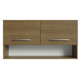 Mueble Superior de Cocina Emily Marron 105x55cm con Dos Entrepaños y con Dos Puertas - MUEBLES SUPERIORES DE COCINA | Bylmo