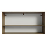 Mueble Superior de Cocina Emily Marron 105x55cm con Dos Entrepaños y con Dos Puertas - MUEBLES SUPERIORES DE COCINA | Bylmo