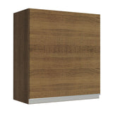 Mueble Superior de Cocina Glamy Marron 60x66cm con Dos Entrepaños y con Una Puerta - MUEBLES SUPERIORES DE COCINA | Bylmo