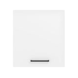 Mueble Superior de Cocina Agata Marron y Blanco 60x66cm con Dos Entrepaños y con Una Puerta - MUEBLES SUPERIORES DE COCINA | Bylmo