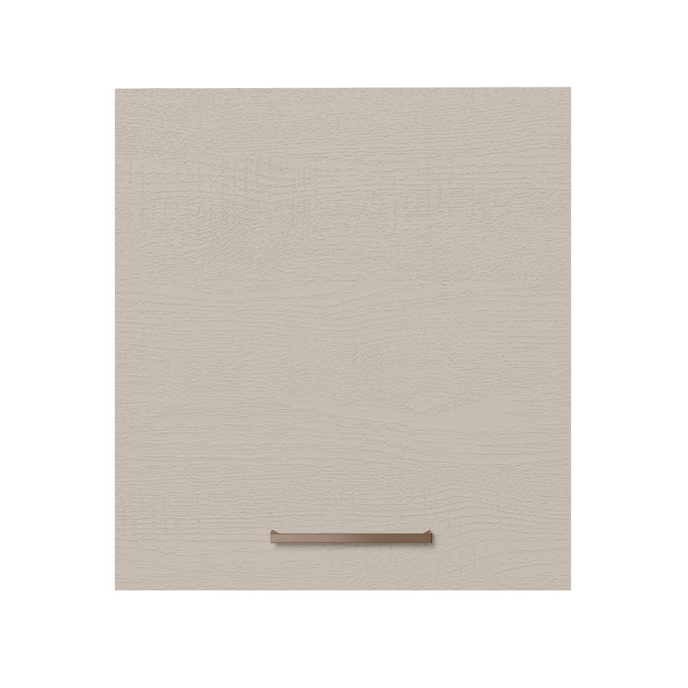 Mueble Superior de Cocina Agata Marron y Crema 60x66cm con Dos Entrepaños y con Una Puerta - MUEBLES SUPERIORES DE COCINA | Bylmo