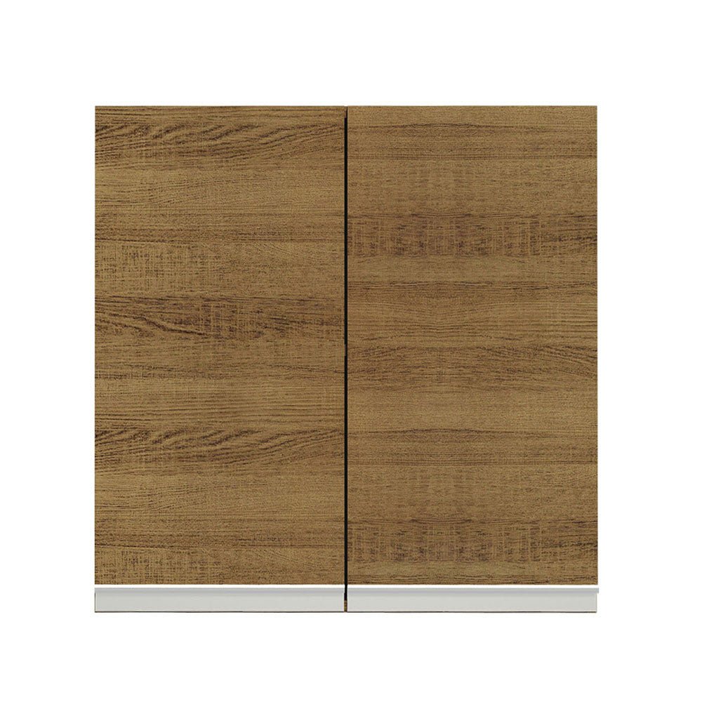 Mueble Superior de Cocina Glamy Marron 70x66cm con Dos Entrepaños y con Dos Puertas - MUEBLES SUPERIORES DE COCINA | Bylmo