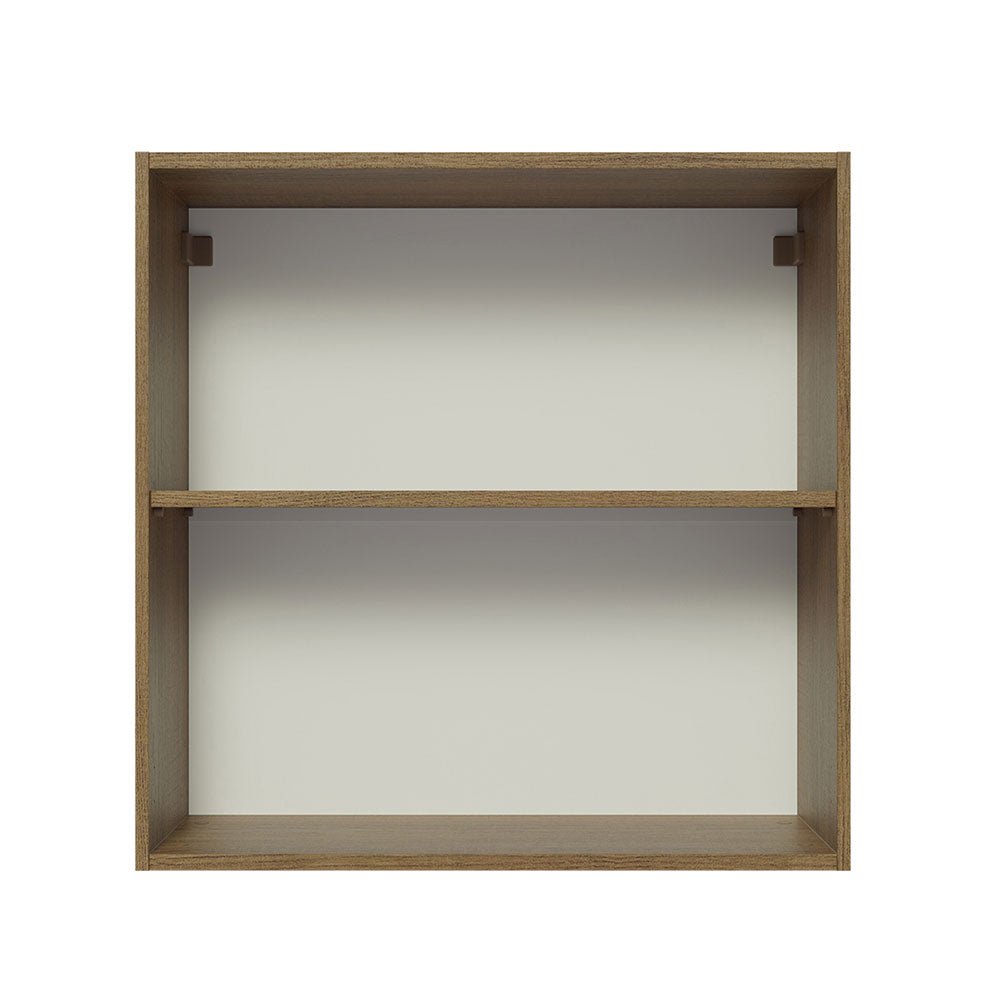 Mueble Superior de Cocina Glamy Marron 70x66cm con Dos Entrepaños y con Dos Puertas - MUEBLES SUPERIORES DE COCINA | Bylmo