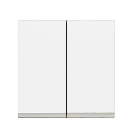 Mueble Superior de Cocina Glamy Marron y Blanco 70x66cm con Dos Entrepaños y con Dos Puertas - MUEBLES SUPERIORES DE COCINA | Bylmo